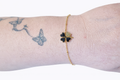 Bracelet trèfle noir & or