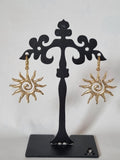 Boucles d’oreilles Soleil Doré