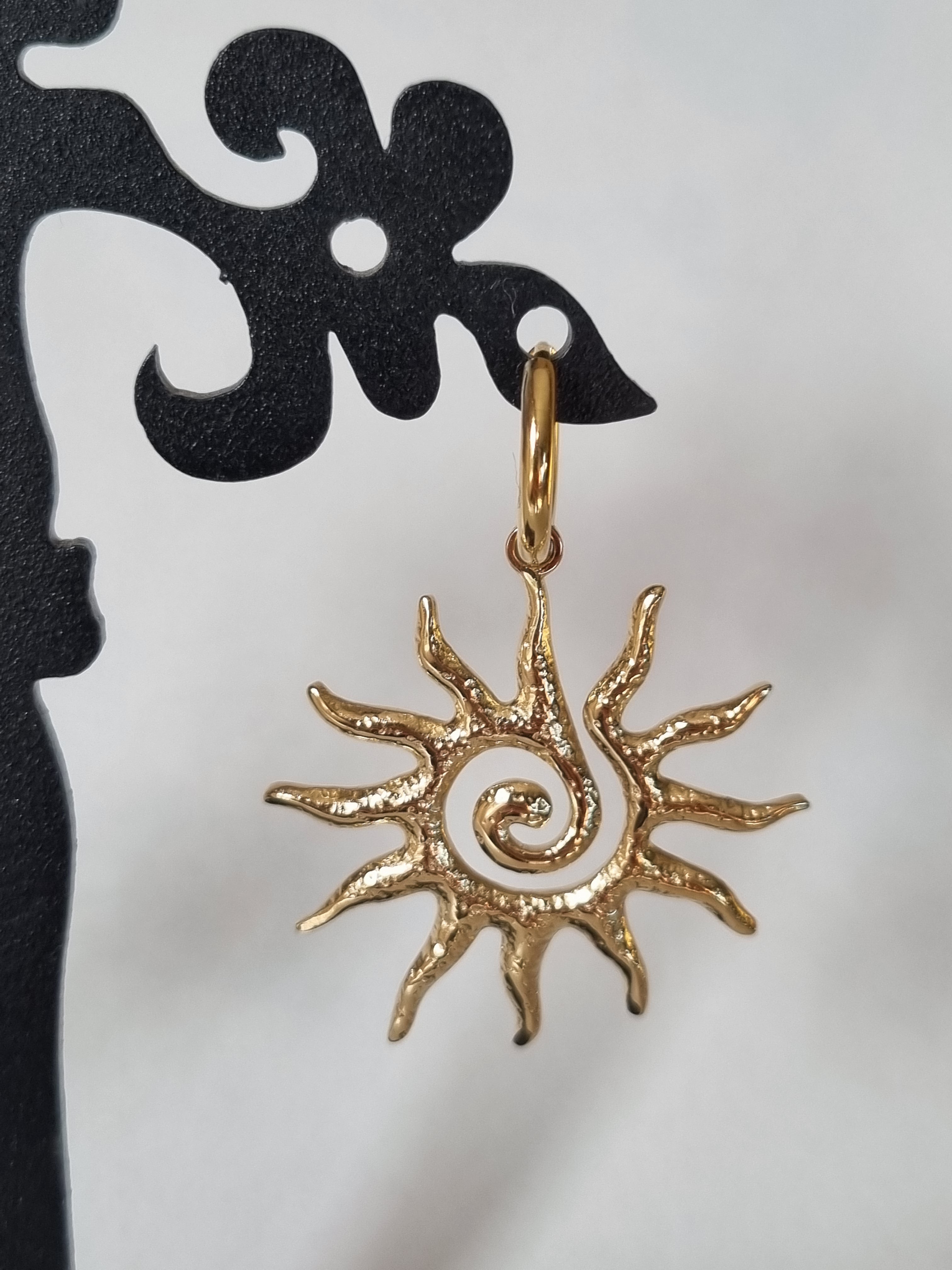 Boucles d’oreilles Soleil Doré
