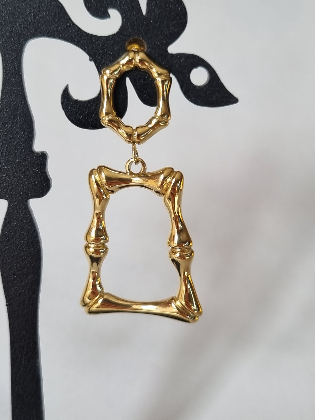 Boucles d’oreilles Géométriques Dorées Texturées