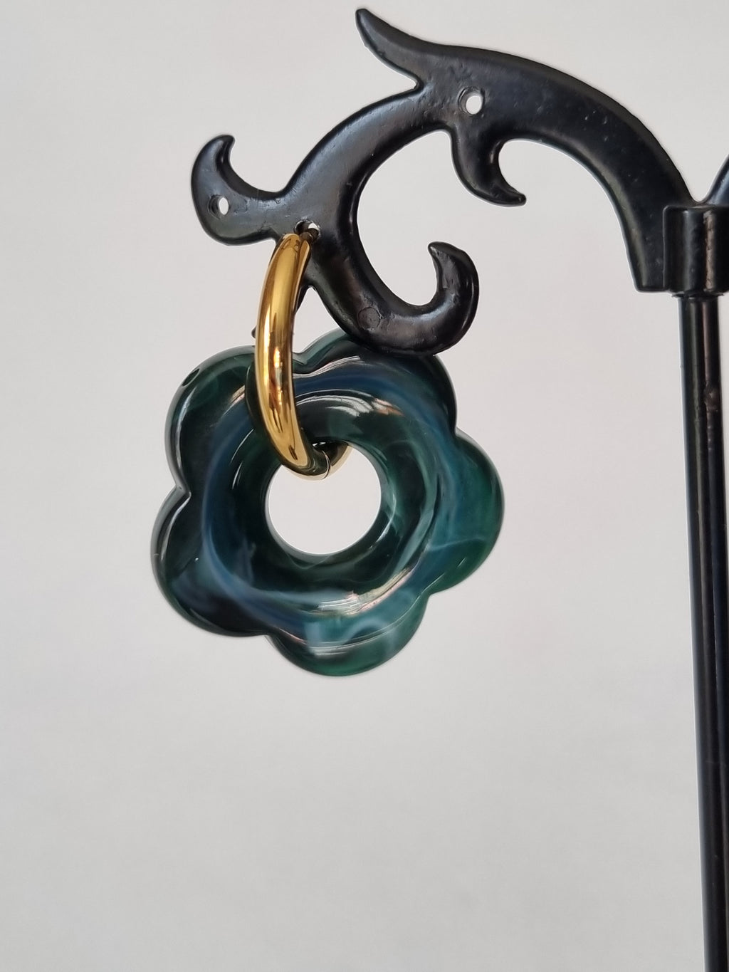 Boucles d’Oreilles Fleur & Doré