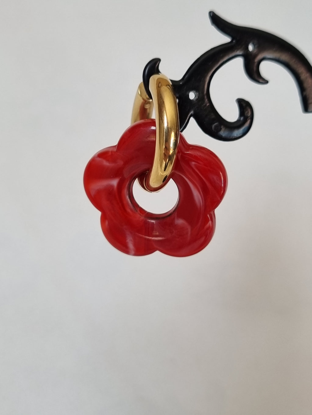 Boucles d’Oreilles Fleur & Doré