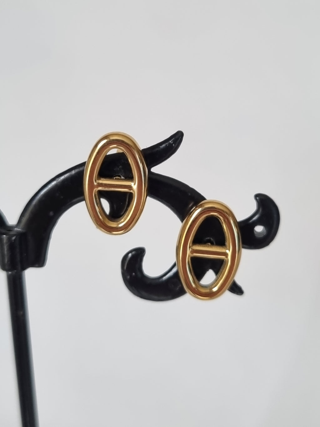 Boucles d'oreilles Dorés – Design Ovale