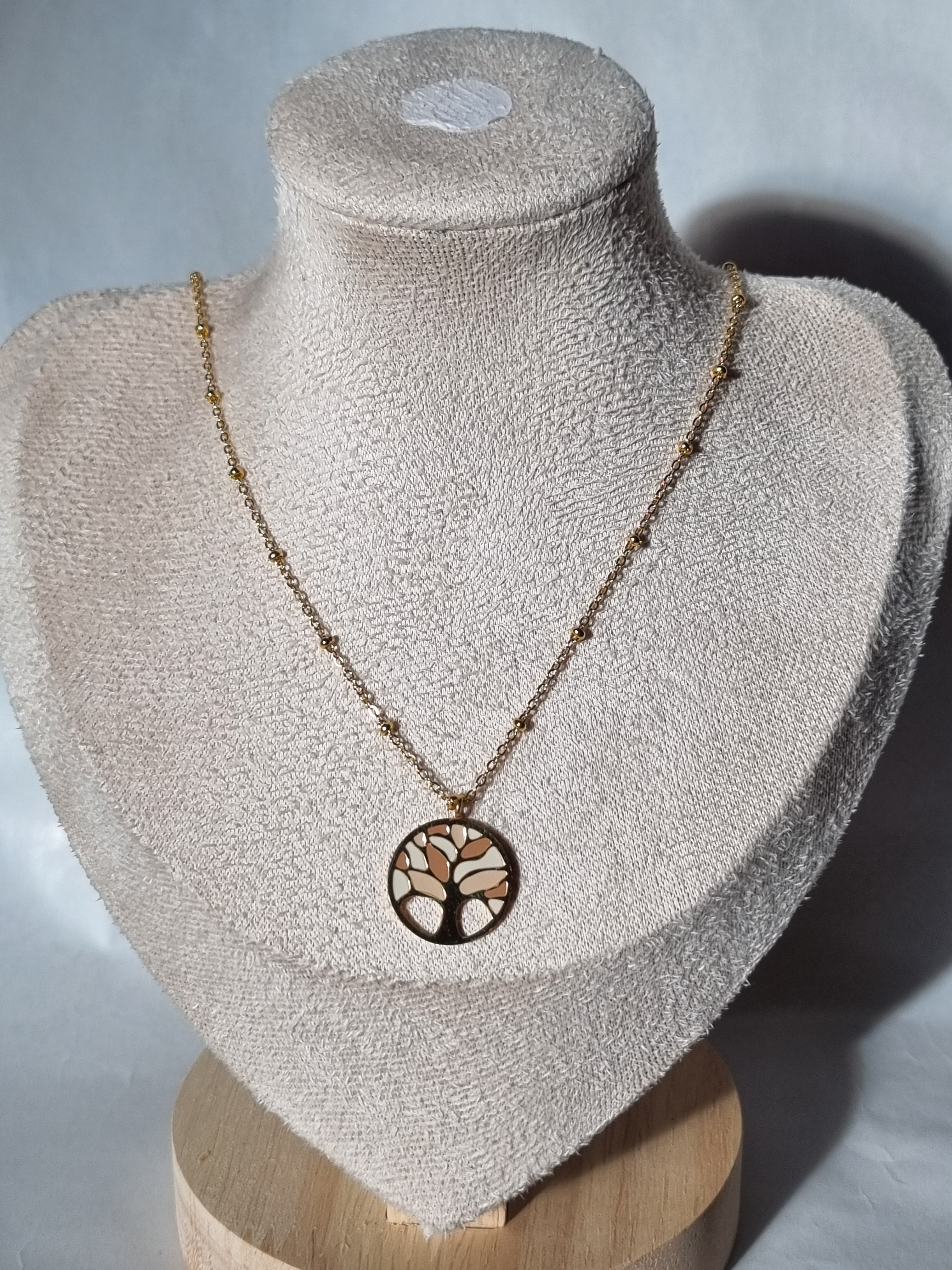 Collier Arbre de Vie Doré – Bijou Symbolique & Élégant