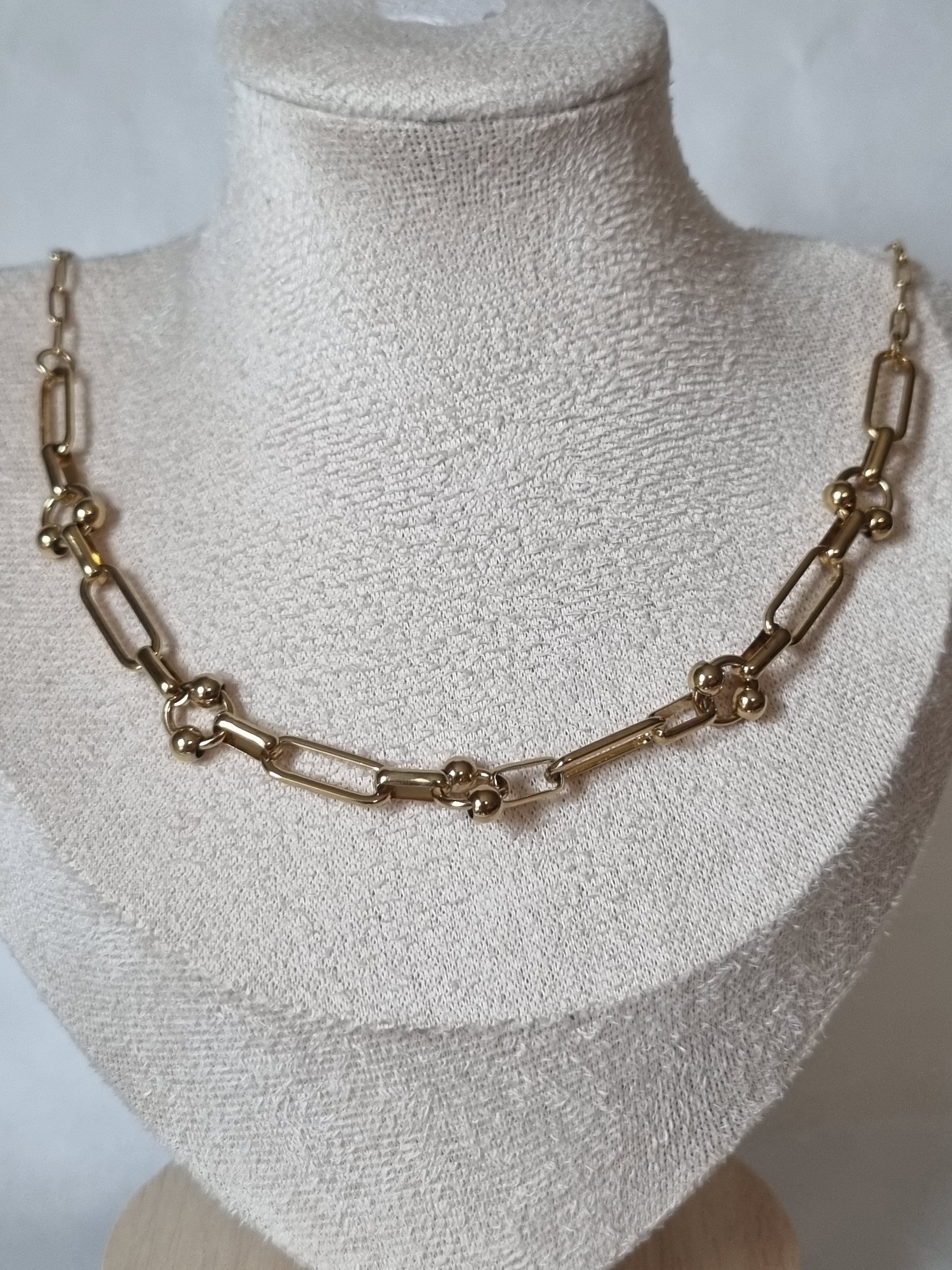 Collier Maillons Dorés