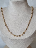 Collier Pastilles Dorées