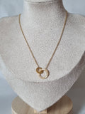 Collier Anneaux Entrelacés Dorés