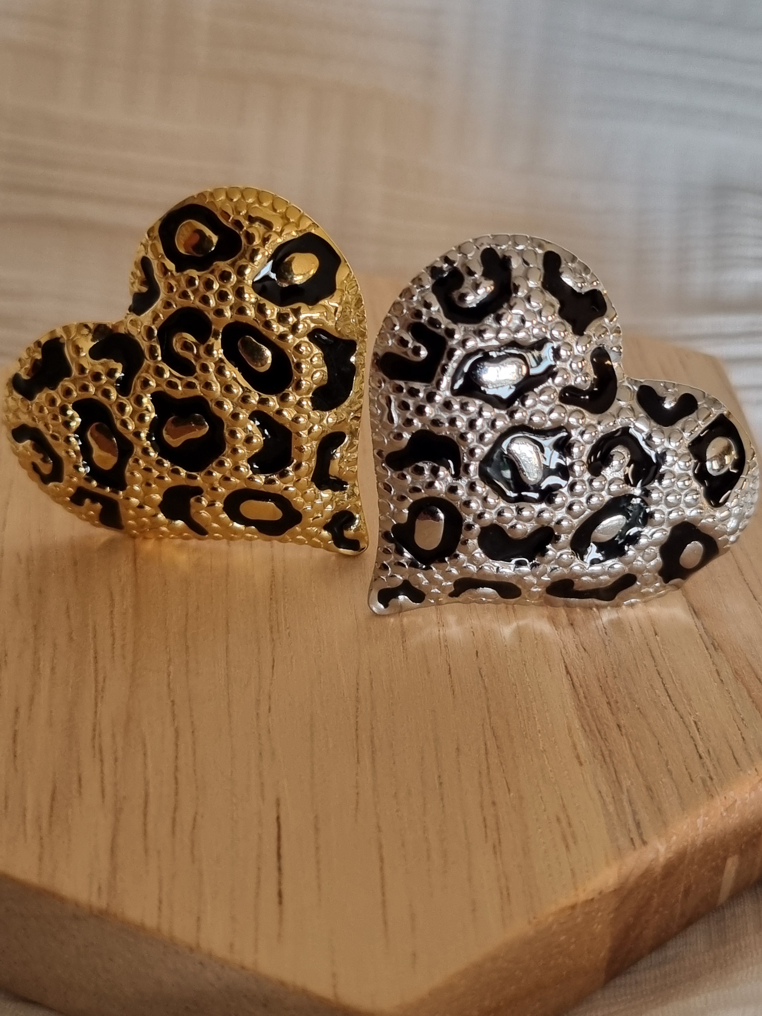 Bague Cœur Léopard