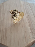Bague Cœur Martelé