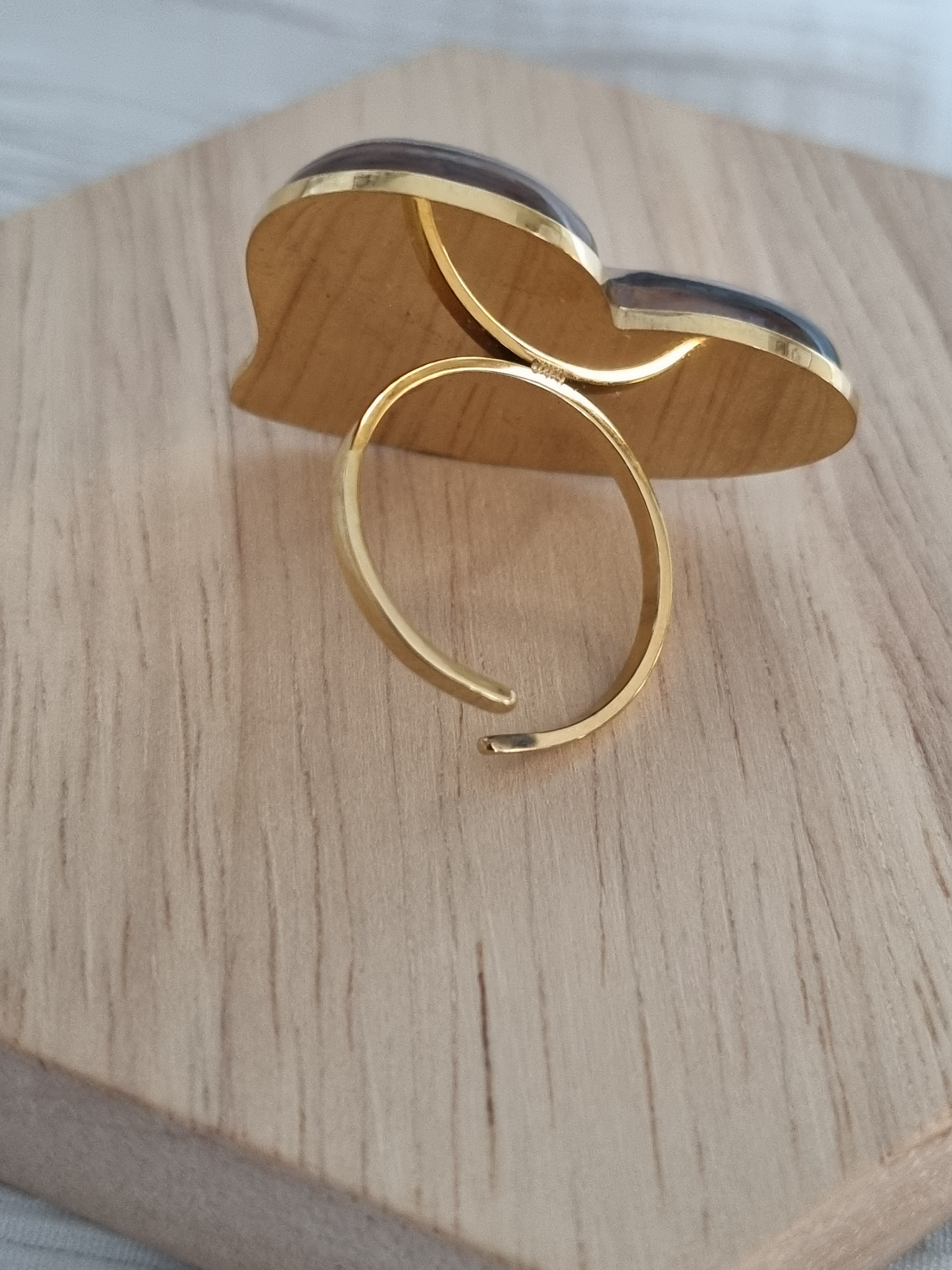 Bague Cœur Léopard – Audace Dorée & Style Sauvage