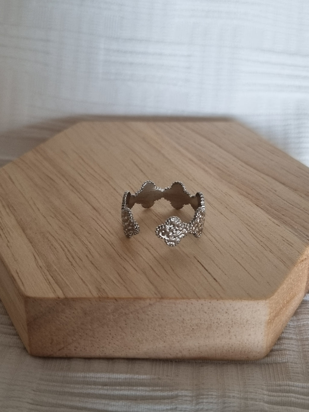 Bague argent design