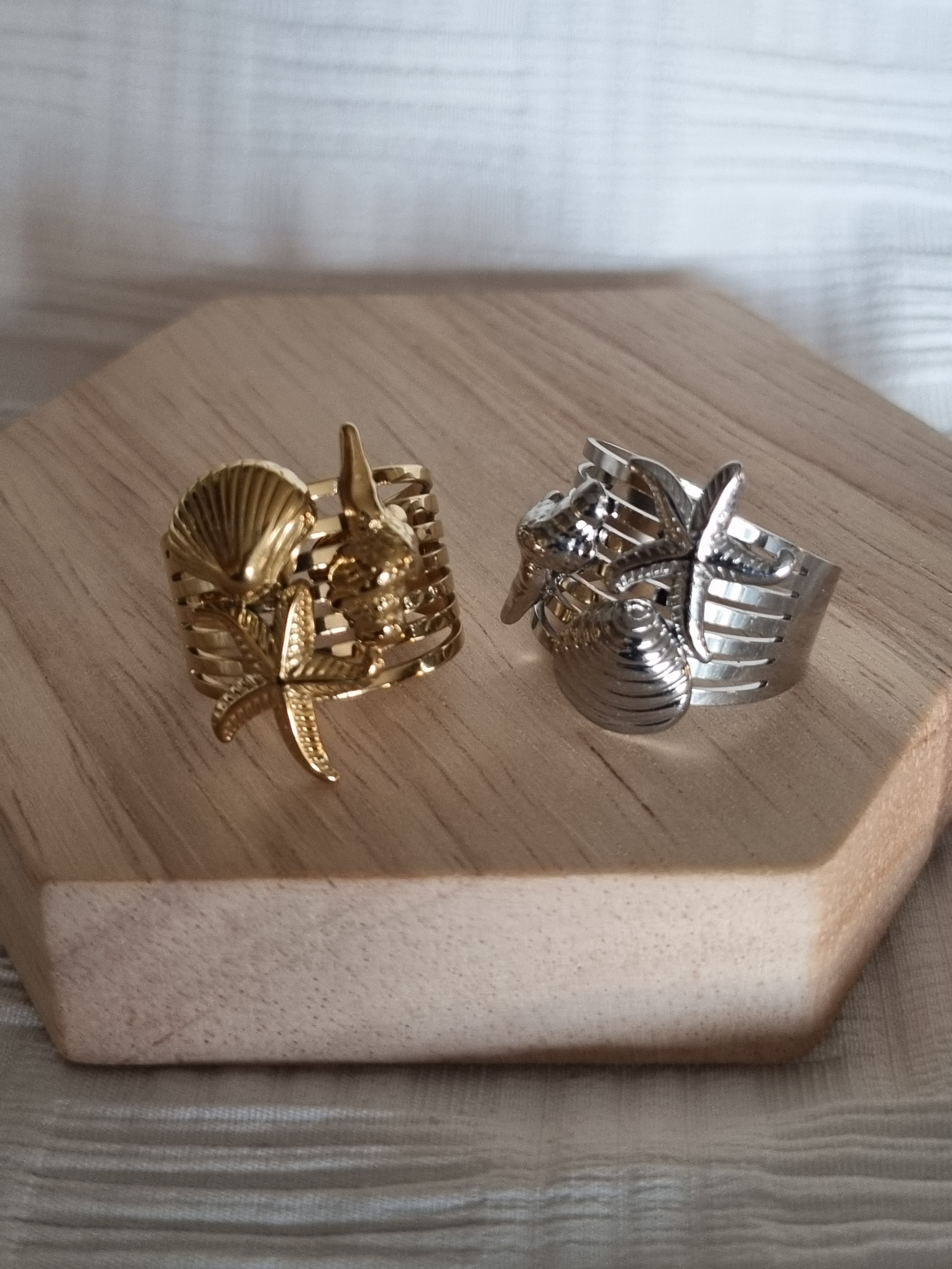 Bague coquillage