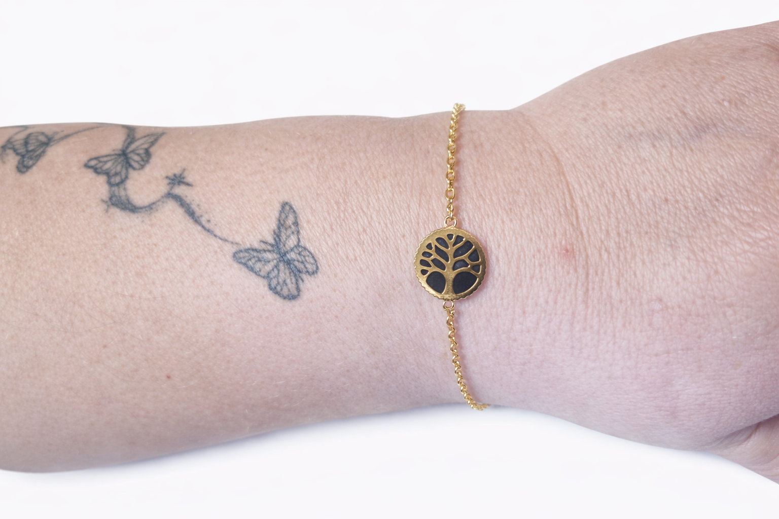 Bracelet doré Arbre de Vie – Chic, symbolique et intemporel